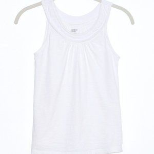 Crazy 8 Sleeveless Tank Top with Braided Scoop Neck - Large (10-12)